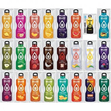 Bolero Hydration Drink - 12x 9 g, mix příchutí