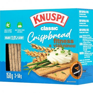 Knuspi Crispbread 150 g, jarní zelenina