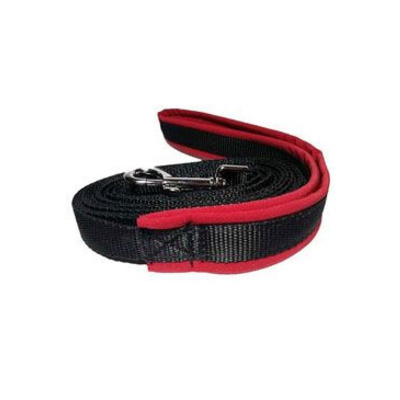 Vodítko DINOFASHION stopovací s rukojetí 5 m červená