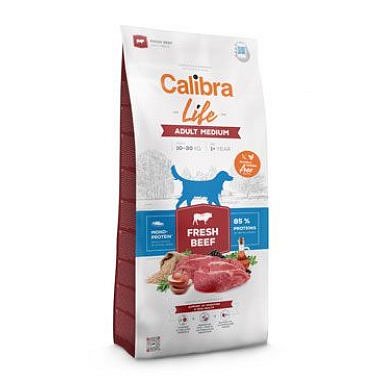 Calibra Dog Life Adult Medium Fresh Beef 12 kg