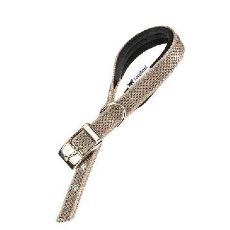 Ferplast obojek reflexní DAYTONA DELUXE C20/43 hnědé