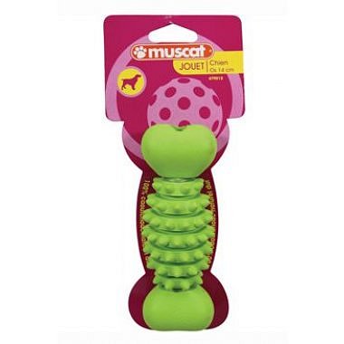 Hračka pes kost BONE tvrdá guma 20cm mix barev Zolux