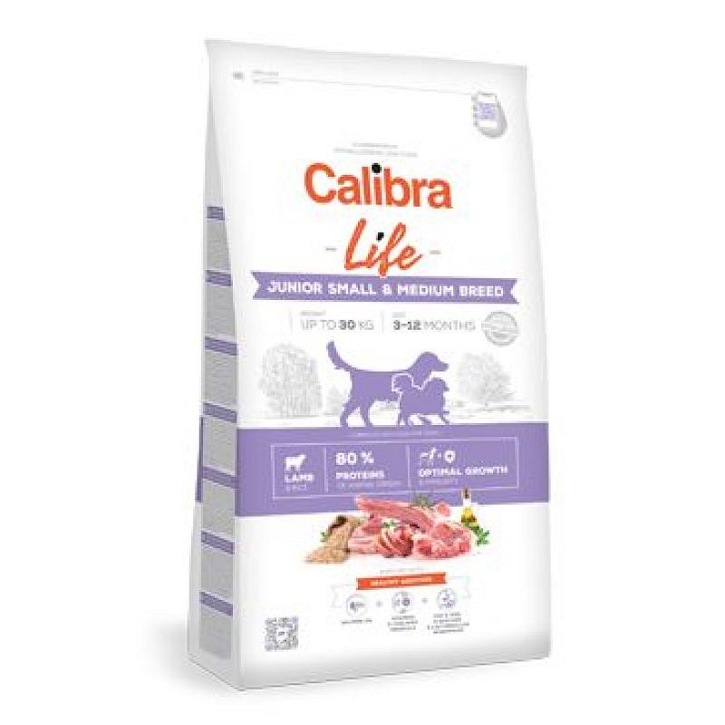 Calibra Dog Life Junior Small&Medium Breed Lamb 2,5 kg