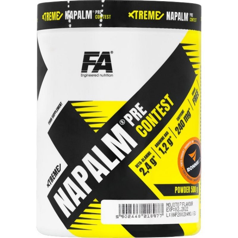 Fitness Authority Xtreme Napalm Pre-Contest 500 g, pomeranč