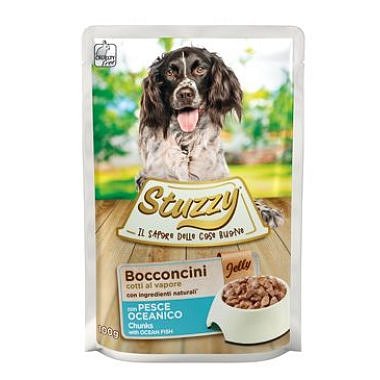 Stuzzy Dog kapsa Adult kousky rybího 100 g