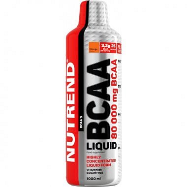 Nutrend BCAA Liquid - 1000 ml, pomeranč