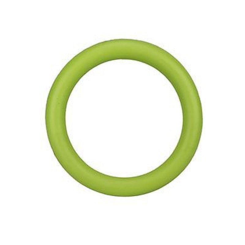 Karlie hračka pes Kroužek guma 15 cm zelená