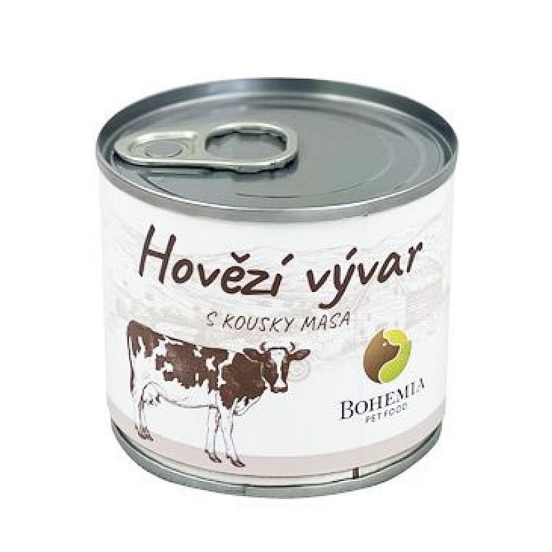 BOHEMIA Vývar Hovězí s kousky masa 140 ml