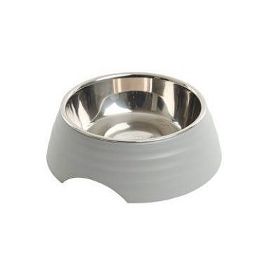 Miska melamin Frosted Ripple Bowl 350 ml šedá BUSTER