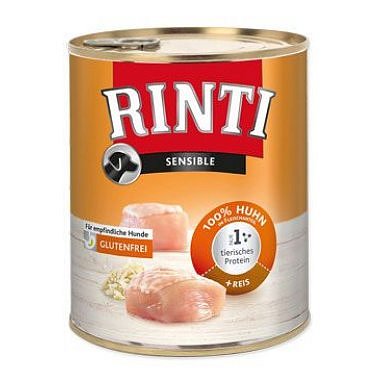 Rinti Dog Sensible kuře+rýže 800 g