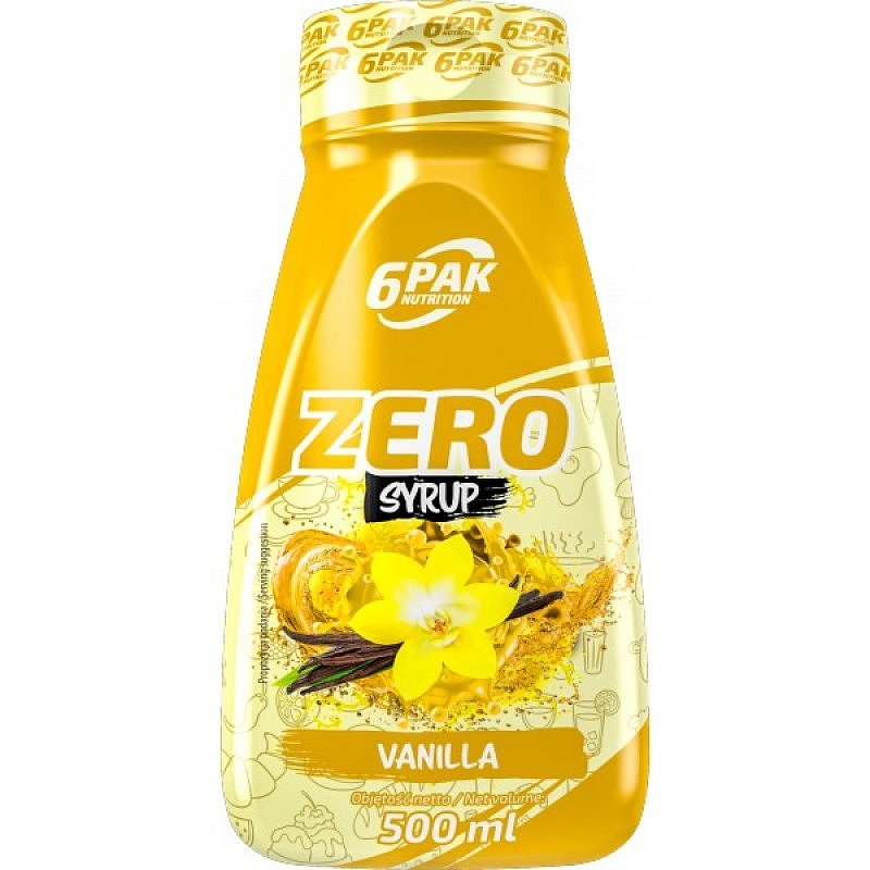 6Pak Nutrition Zero Syrup - 500 ml, vaječný likér