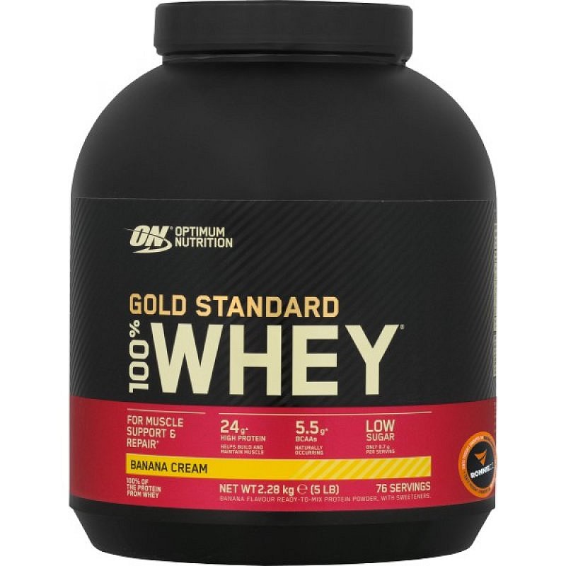 Optimum Nutrition 100 % Whey Gold Standard - 2280 g, banán