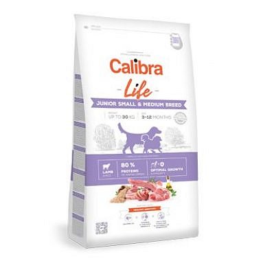 Calibra Dog Life Junior Small&Medium Breed Lamb 2,5 kg