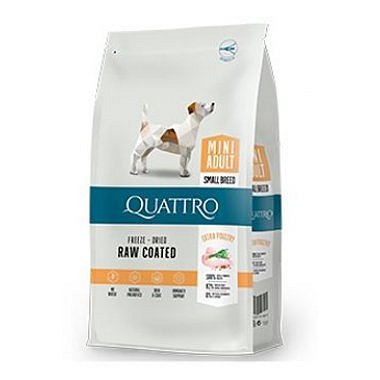 QUATTRO Dog Dry Premium Mini Adult Drůbež 7 kg