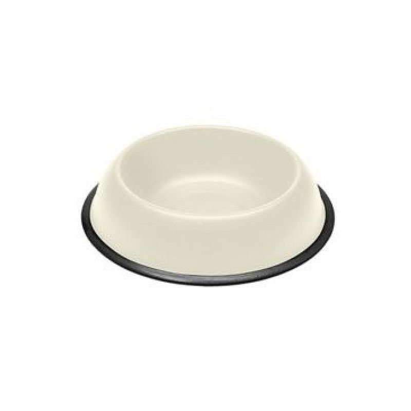 Ferplast miska kovová protiskluz MIRA KC 70 Ivory 0,25 l