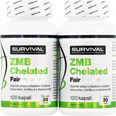 Survival ZMB Chelated Fair Power 120 cps - AKCE 1+1