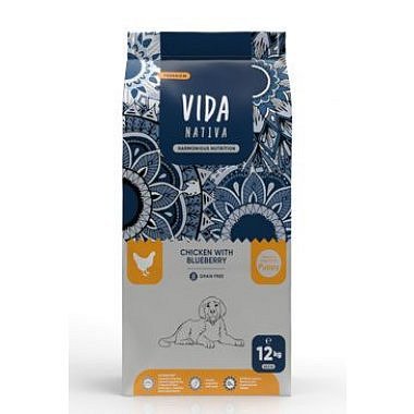 Kraftia VIDA NATIVA DOG Puppy M/L Chicken 12 kg