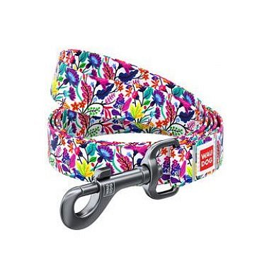 Vodítko nylon Magické květy (122cm/2,5cm)