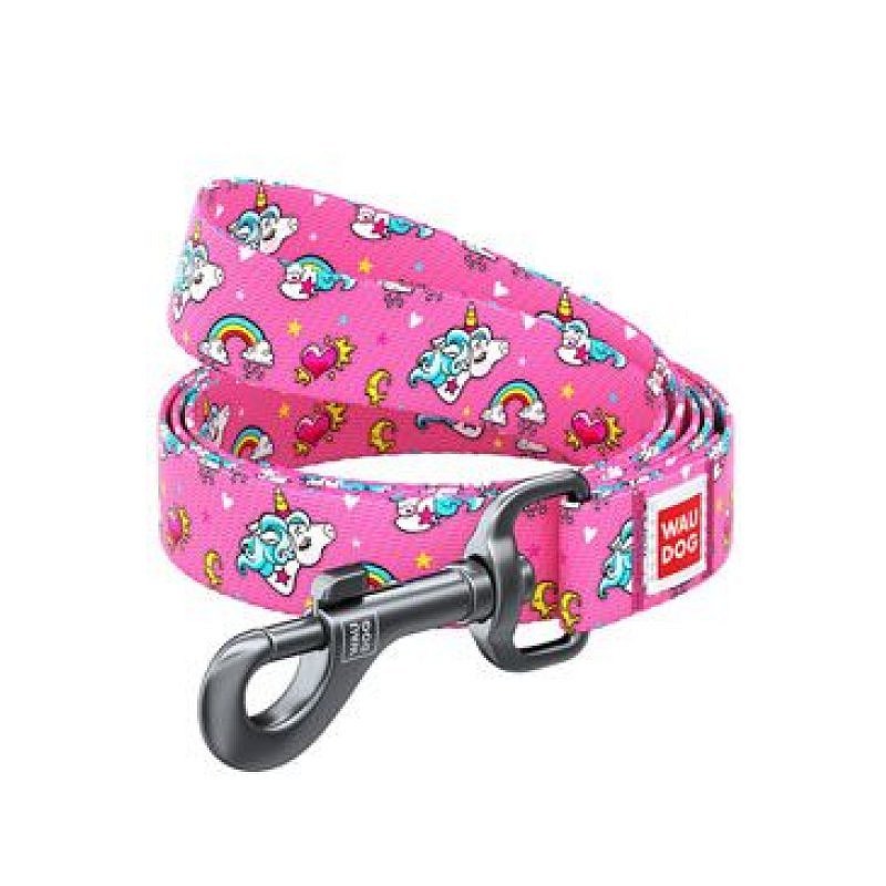 Vodítko nylon Jednorožec (122cm/2,0cm)