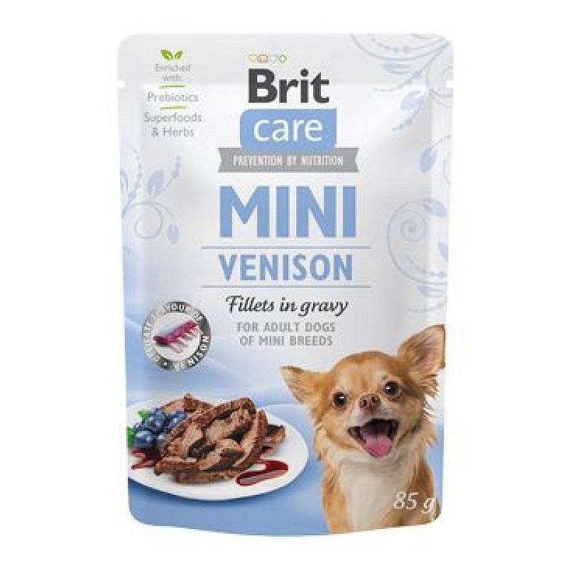 Brit Care Dog Mini Venison fillets in gravy 85 g