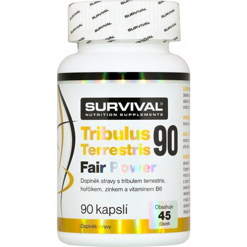 Survival Tribulus Terrestris 90 Fair Power 90 cps