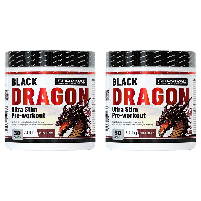 Survival NAKOPÁVAČ Black Dragon 300 g, cuba libre - AKCE 1+1