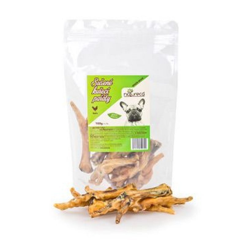 NATURECA Kuřecí pařáty sušené 100 g