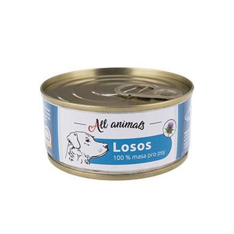 All Animals DOG losos mletý 90 g