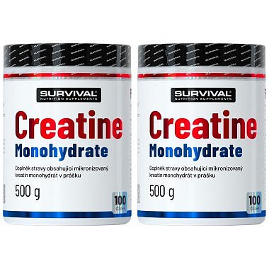 Survival Creatine Monohydrate Fair Power 500 g - AKCE 1+1