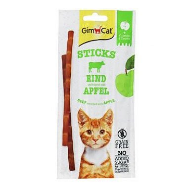 Gimcat Superfood Duo-sticks hovězí a jablko 3 ks