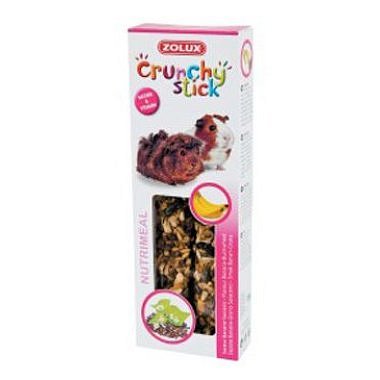 Zolux CRUNCHY STICK banán/pohanka pro morče 115 g