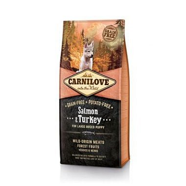 Carnilove Dog Salmon & Turkey for LB Puppies 12 kg