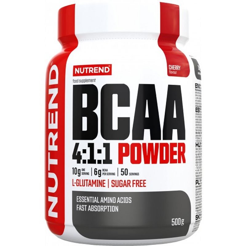 Nutrend BCAA 4:1:1 Powder - 500 g, pomeranč