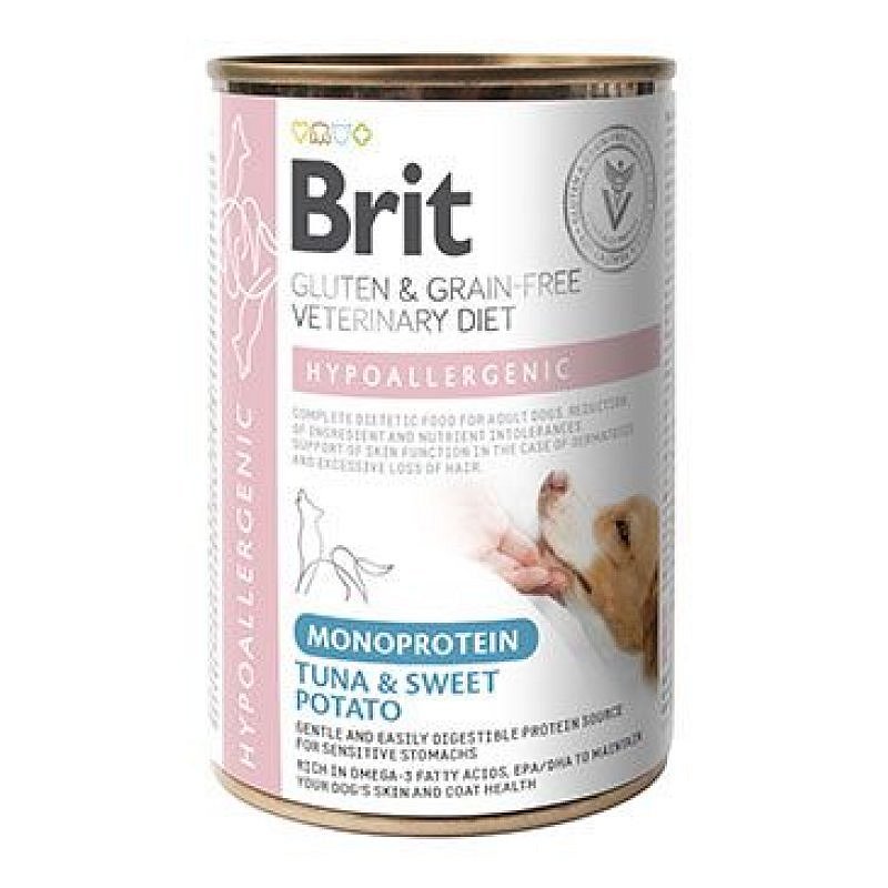 Brit VD Dog GF konz Mono Protein Hypoall. Tuna 400 g