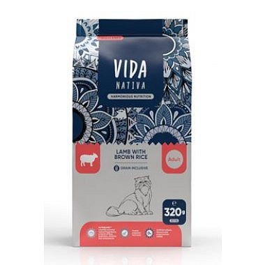 Kraftia VIDA NATIVA CAT Adult Lamb & Rice 320 g