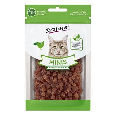 Dokas Minis Kostičky kuře, losos, šanta 30 g