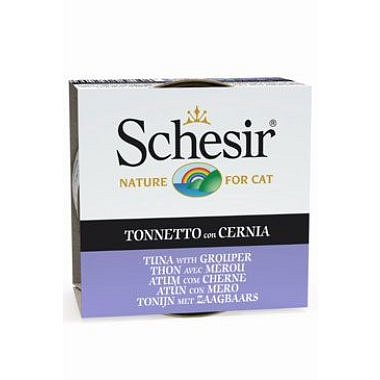 Schesir Cat konz. Adult tuňák/kanic 85 g