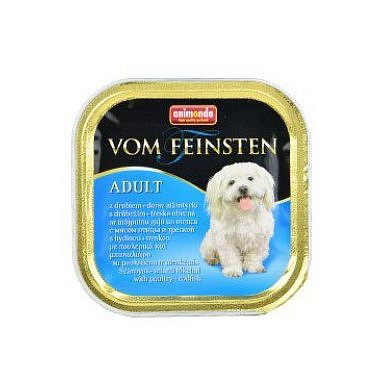 Animonda paštika Adult drůbeží a treska pes 150 g