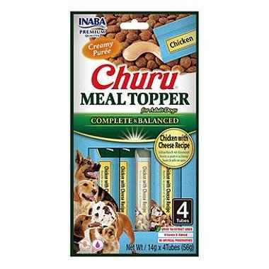 Churu Dog Meal Topper Chicken with Cheese Recipe 4 x 14 g