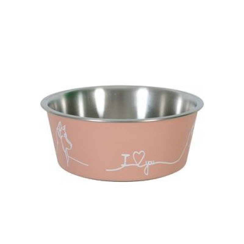 Zolux Miska nerez pes LOVE DOG růžová 400 ml