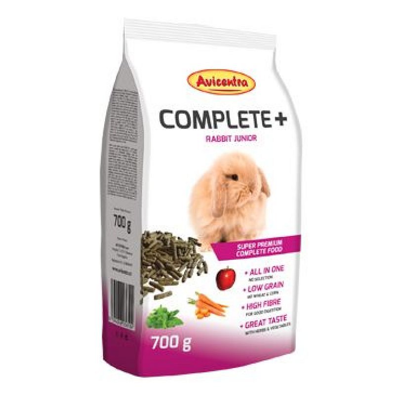 Avicentra COMPLETE+ králík junior 700 g