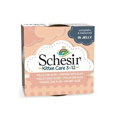 Schesir Cat konz. Kitten kuře/aloe v želé 85 g