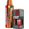 Nutrend Targeting Fats Pack: Carnitine 60000 + Fat Direct