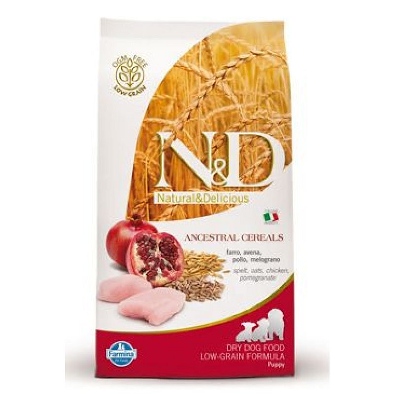 N&D LG DOG Puppy Mini Chicken & Pomegr 800 g