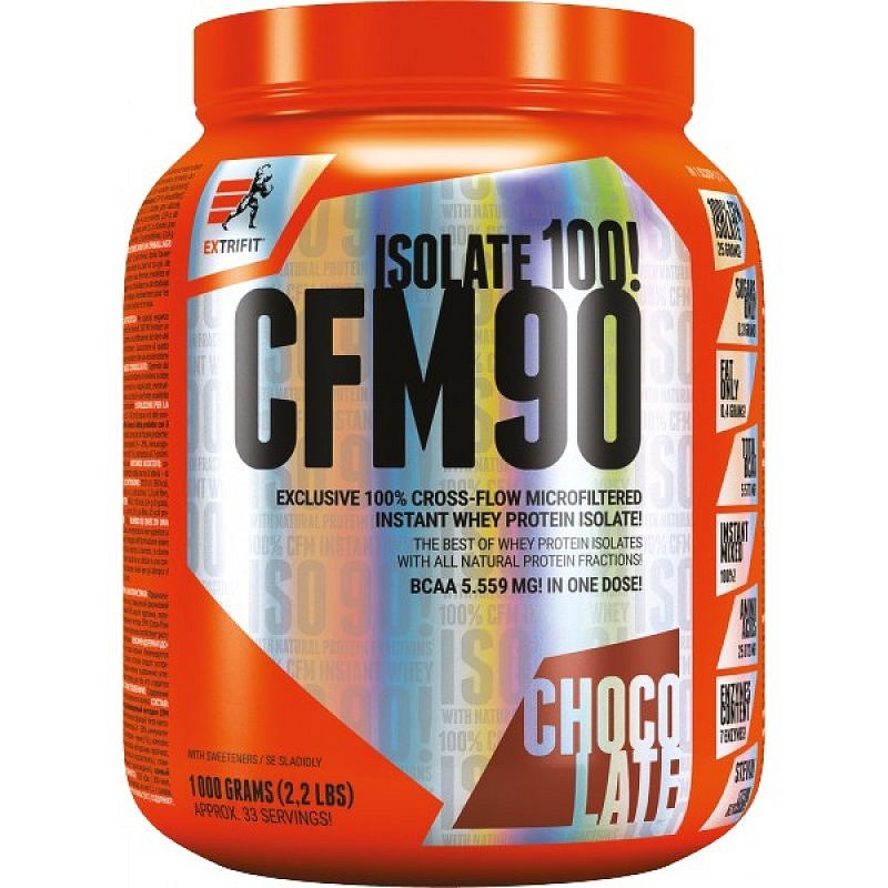 Extrifit Iso 90 CFM Instant Whey - 1000 g, vanilka