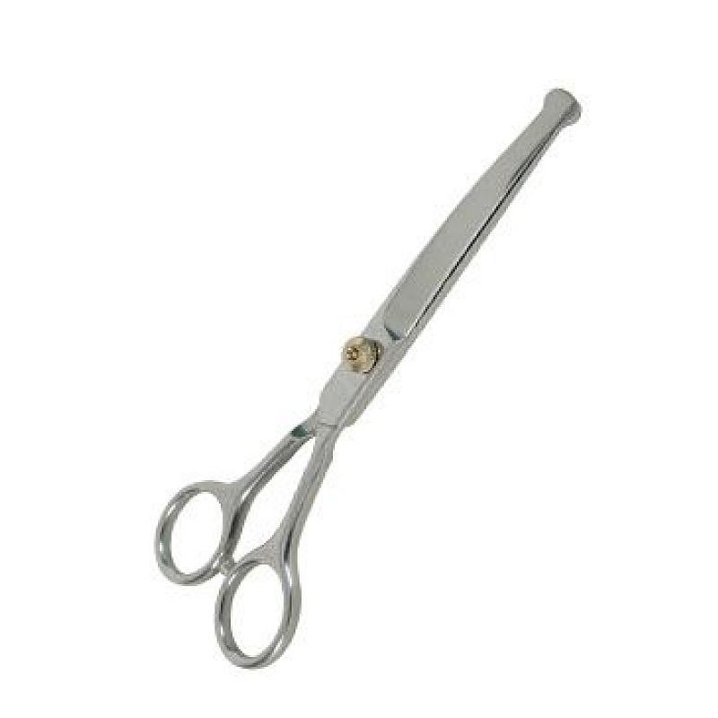 Nůžky DOG SALON na stříhání srsti pro psy, zahnuté Zolux