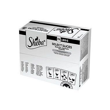 Sheba kapsa Drůbeží výběr pack 72 x 85 g