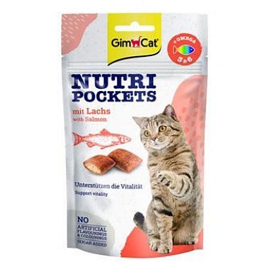 Gimcat Nutri Pockets s lososem 60 g