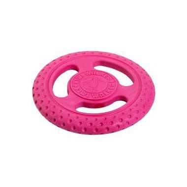 Hračka pes FRISBEE MAXI plov. z TPR růžová Kiwi