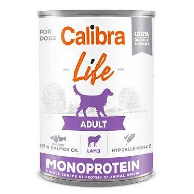 Calibra Dog Life konz. Adult Lamb 400 g